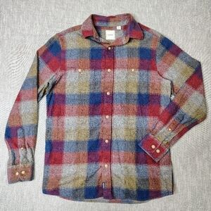 ROWM Shirt Mens Size Small Long Sleeve‎ Plaid Button Down Work Wear Cotton